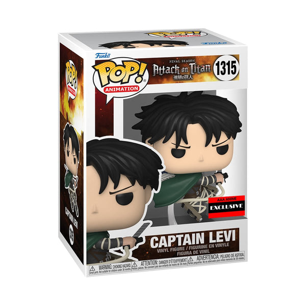 Attack on Titan Captain Levi Ackerman Pop! #1315 - AAA Anime Exclusive