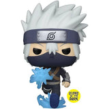 Naruto: Shippuden AAA Anime Exclusive Young Kakashi Hatake with Chidori Glow-in-the-Dark Funko Pop Bundle