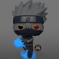 Naruto: Shippuden AAA Anime Exclusive Young Kakashi Hatake with Chidori Glow-in-the-Dark Funko Pop Bundle